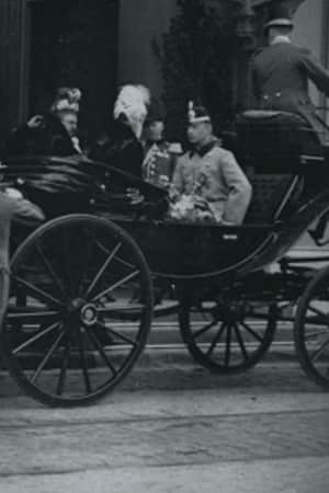 Intocht van hertog Hendrik van Mecklenburg en H.M. de koningin aan het Staatsspoor te 's-Gravenhage