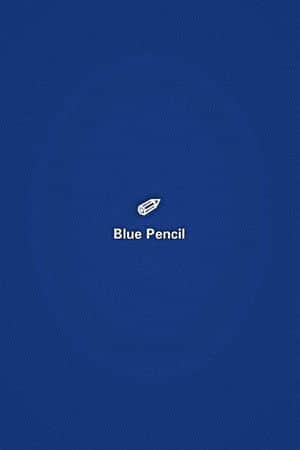 blue pencil