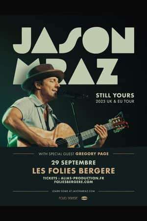 Jason Mraz - Folies Bergère, Paris