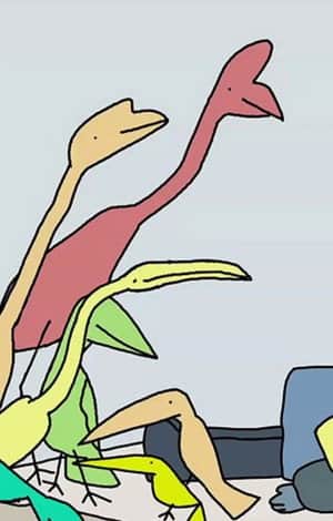 The Man With Birds