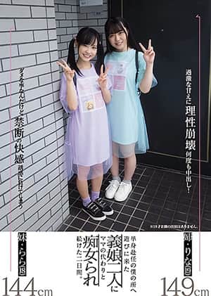 MIAA-507 My Slutty Stepdaughters Came To Visit And Do Their Mother’s Part While I Was Working Away From Home, Starring Lala Kudo and Rina Takase