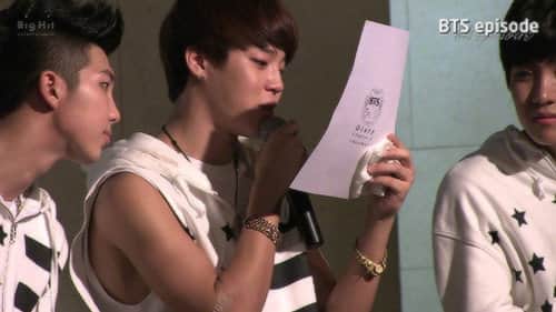 BTS Letter to ARMY in Birthday party
