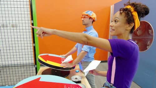 Meekah & Blippi Race Cars at Discovery Cube