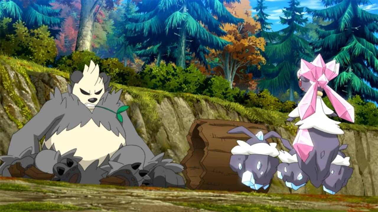 Pokémon: Diancie — Princess of the Diamond Domain backdrop
