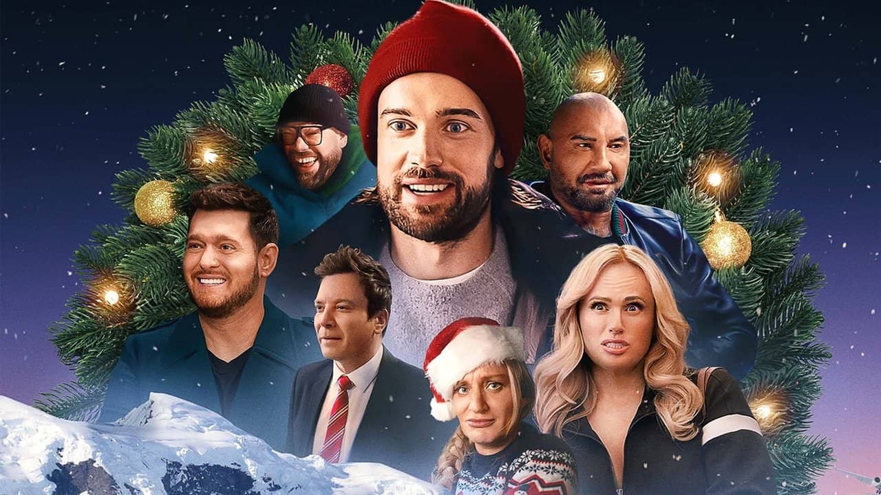 Jack in Time for Christmas backdrop