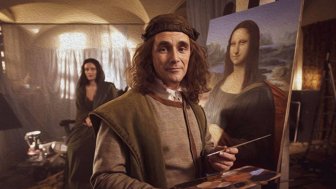 Leonardo backdrop