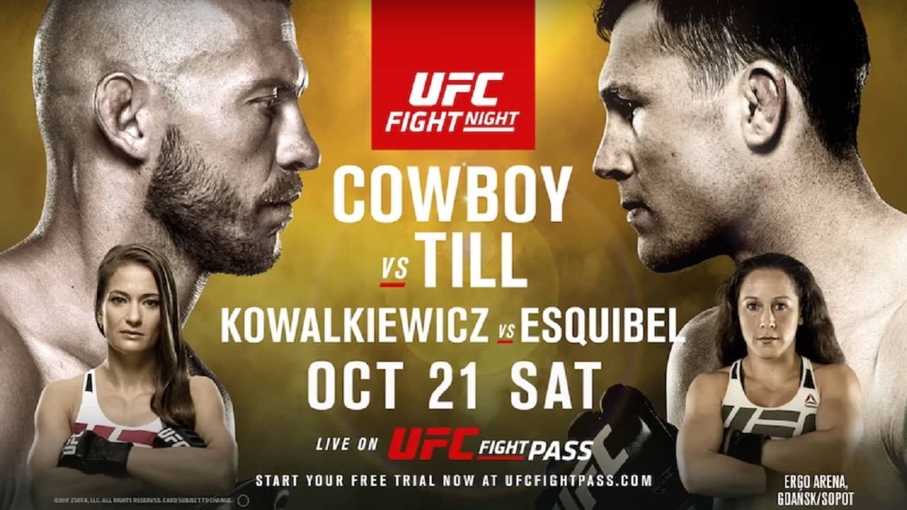 UFC Fight Night 118: Cerrone vs. Till backdrop