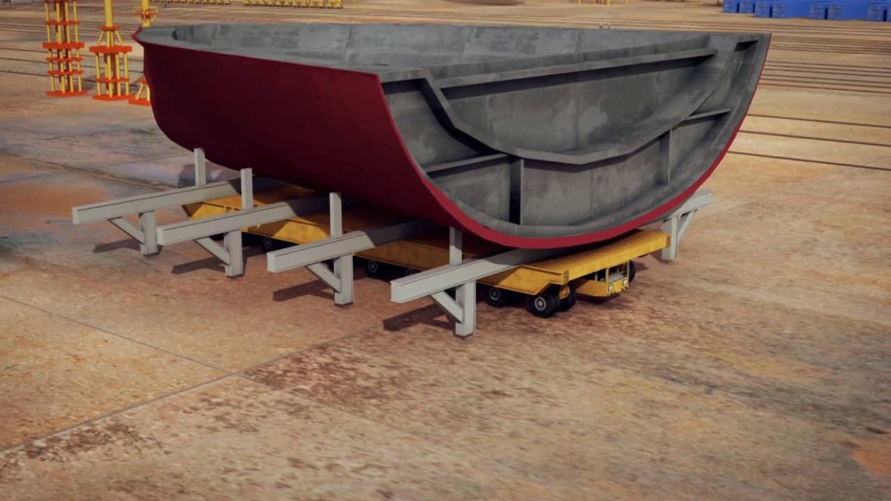 World's Biggest Ship backdrop