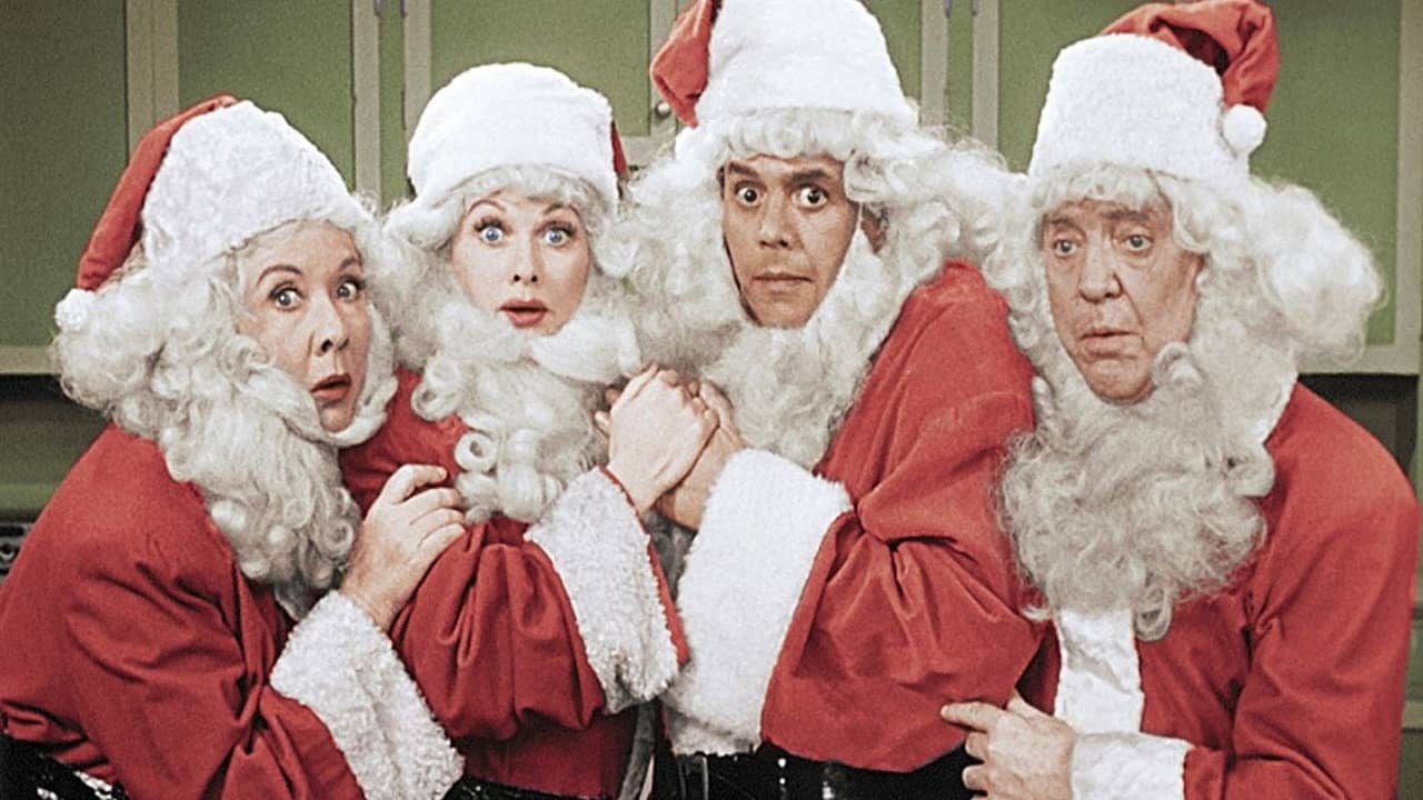 I Love Lucy Christmas Special backdrop