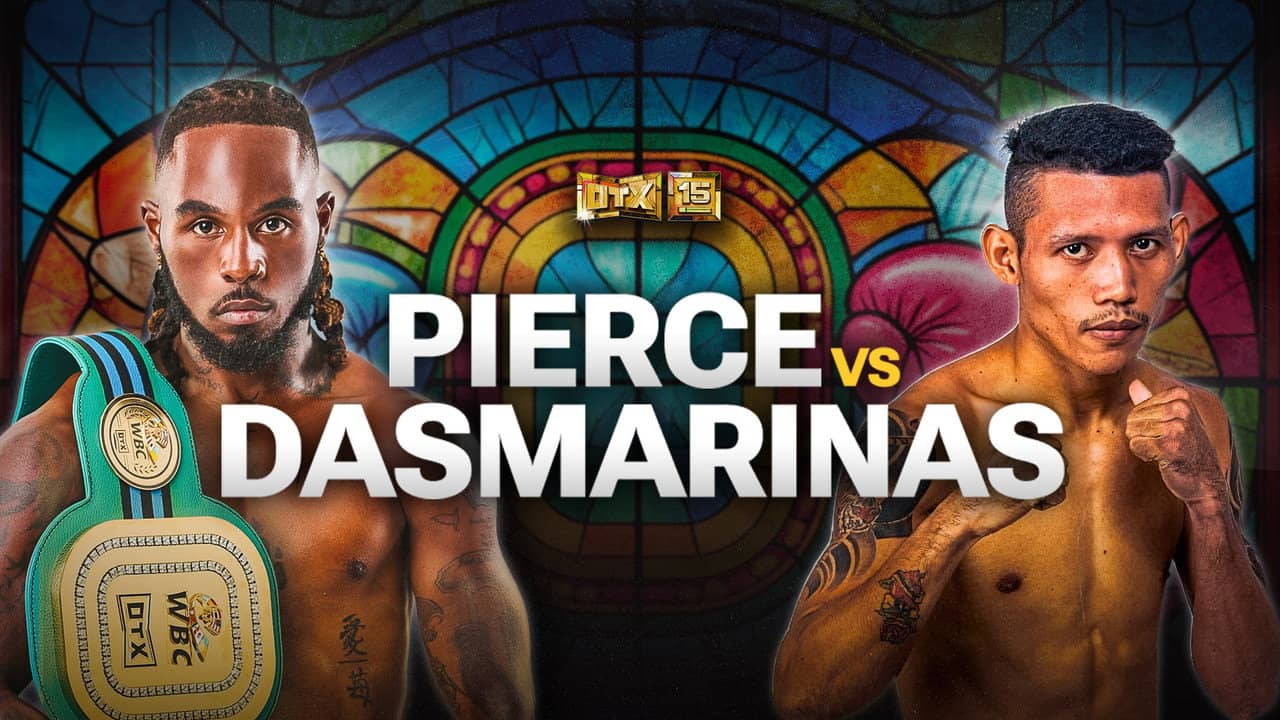 Elijah Pierce vs. Michael Dasmarinas backdrop