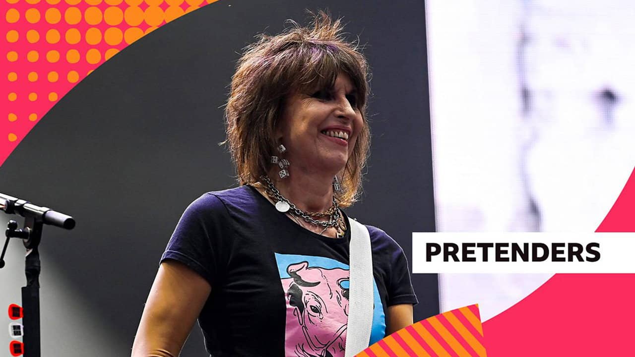 The Pretenders: Radio 2 in the Park backdrop