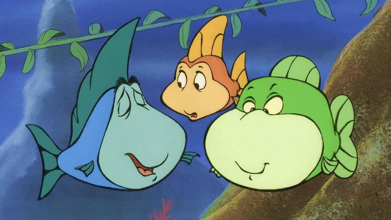 The Three Fishketeers backdrop