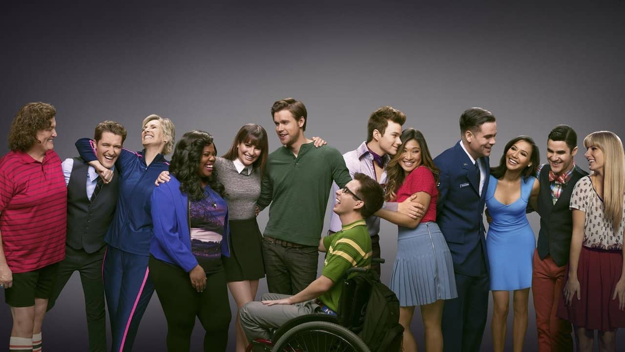 Glee backdrop