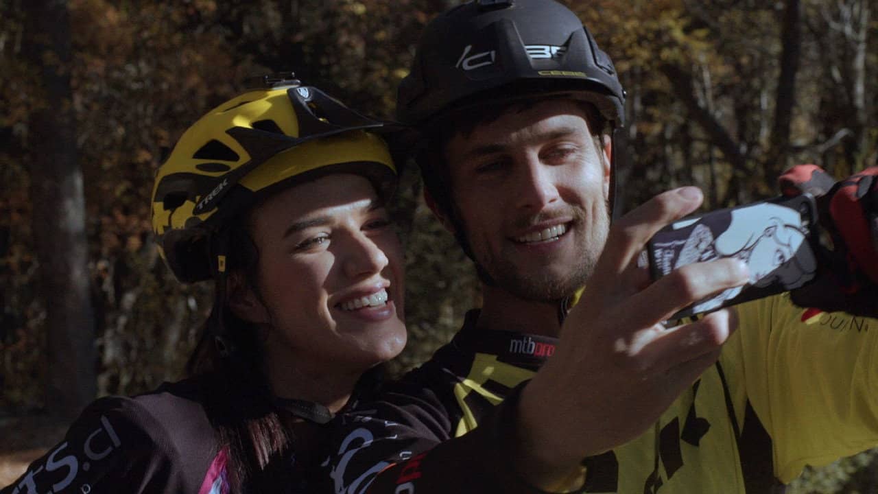 Downhill backdrop