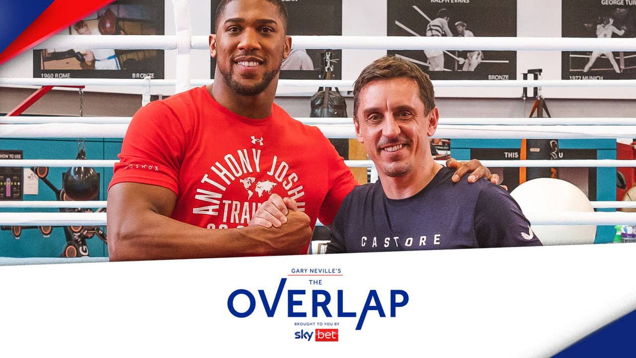Gary Neville's The Overlap backdrop