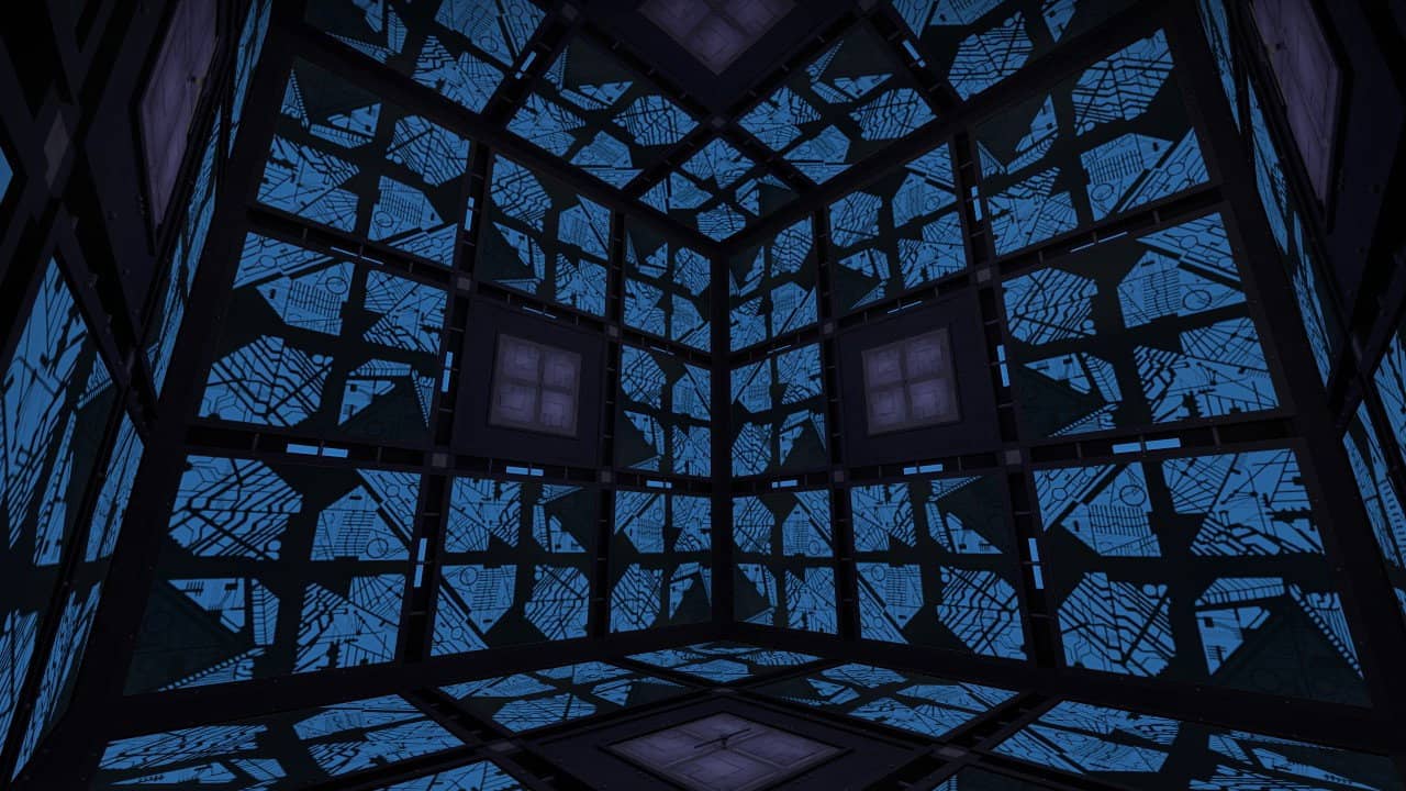 Cubed backdrop