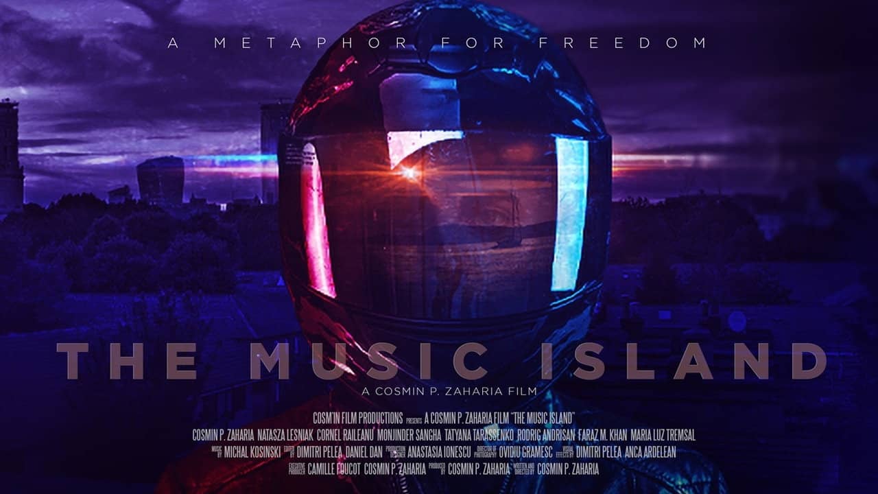The Music Island backdrop