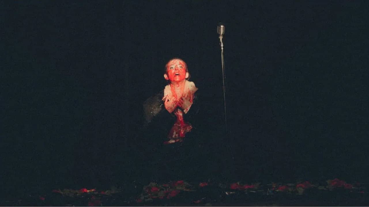 Paint Her Red backdrop