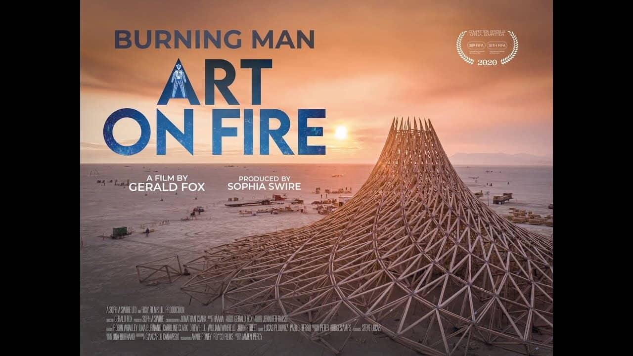Burning Man: Art on Fire backdrop