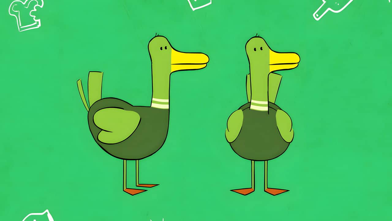 CHRIS P.Duck backdrop