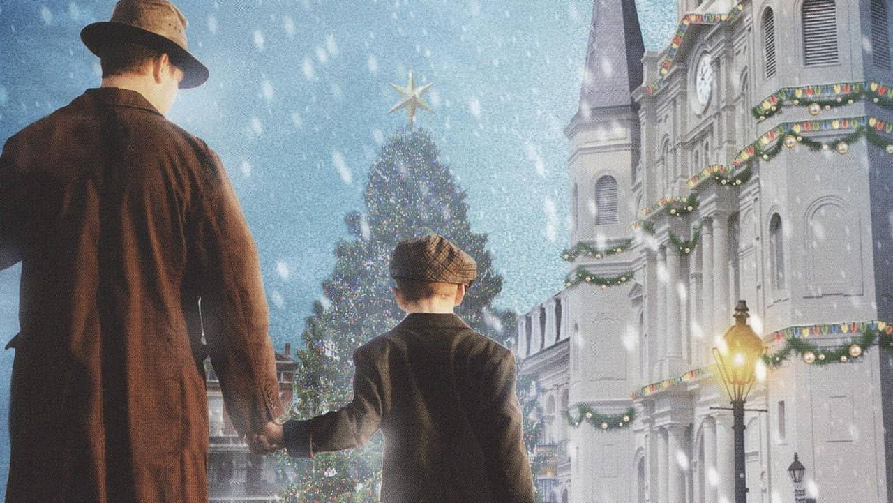 One Christmas backdrop