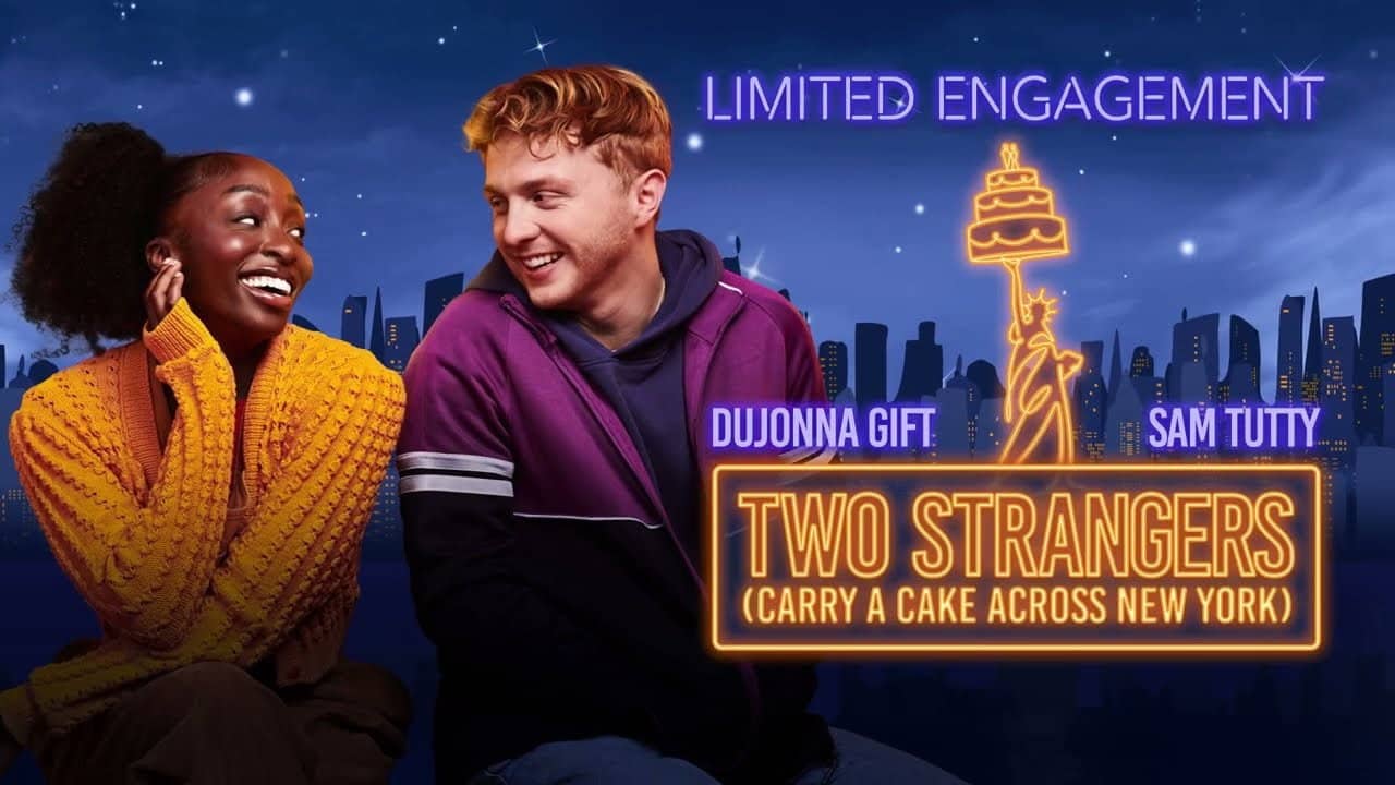 Two Strangers (Carry A Cake Across New York) backdrop
