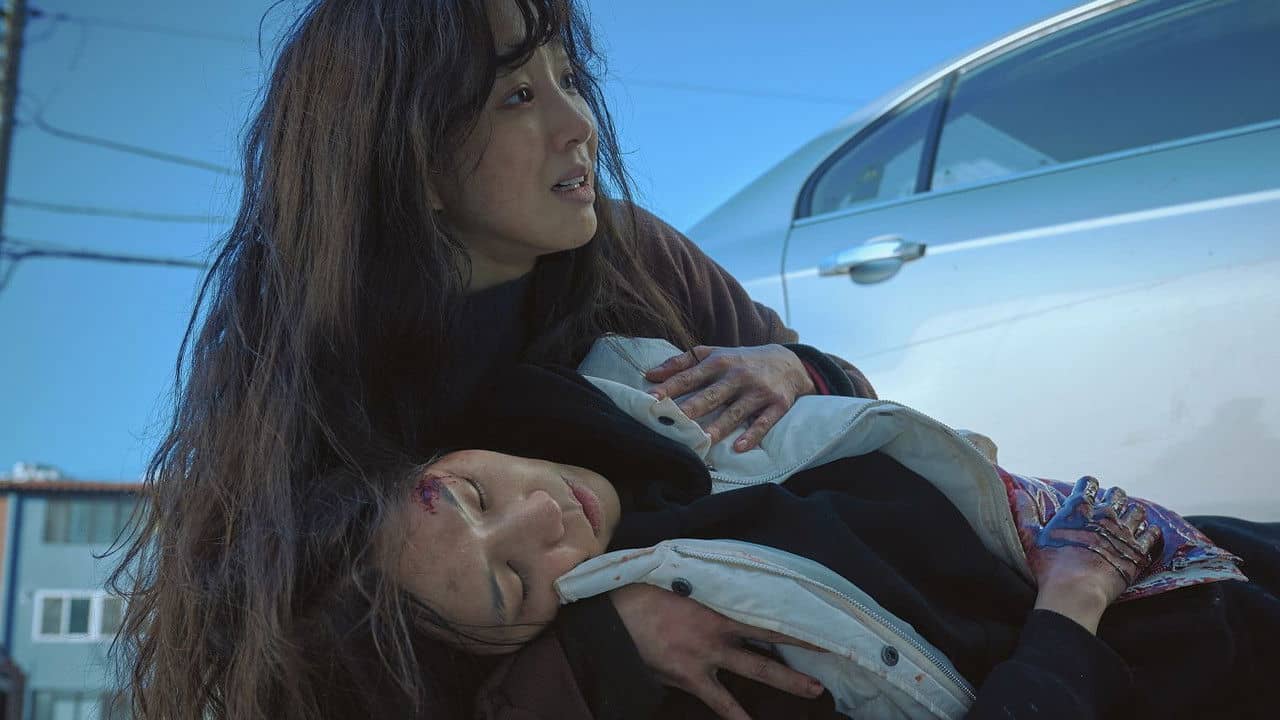The Woman in the White Car backdrop