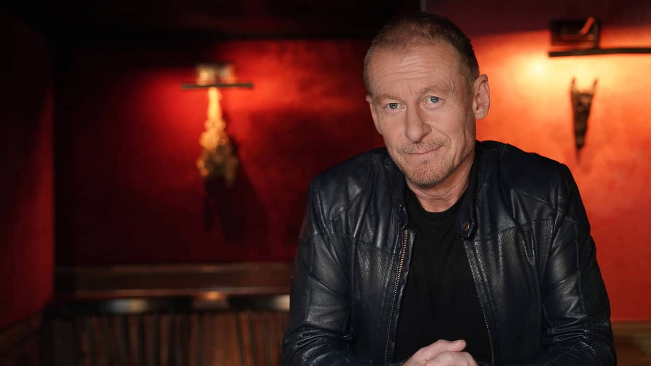 Science of Drugs with Richard Roxburgh backdrop