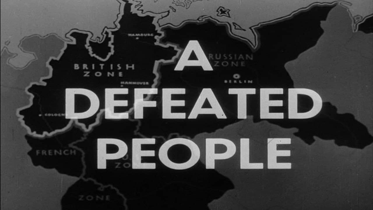 A Defeated People backdrop