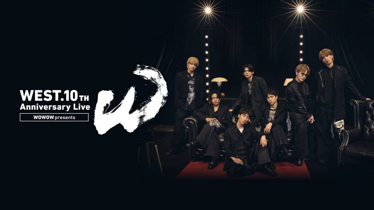 WOWOW presents WEST. 10th Anniversary Live "W" backdrop