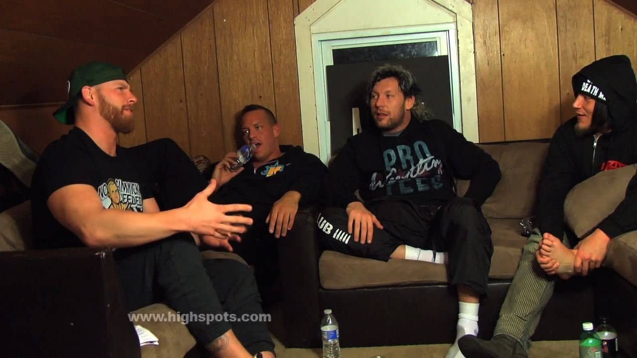 Developmentally Speaking With Kevin Matthews, Kenny Omega & Sami Callihan backdrop