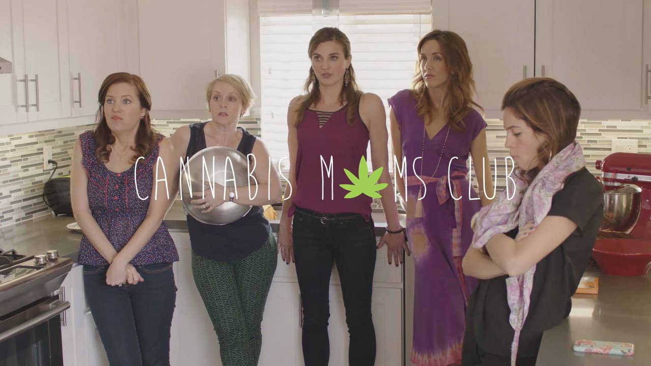 Cannabis Moms Club backdrop