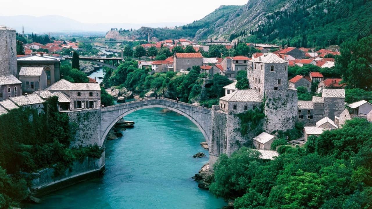 The Heart of Yugoslavia is made of mills backdrop