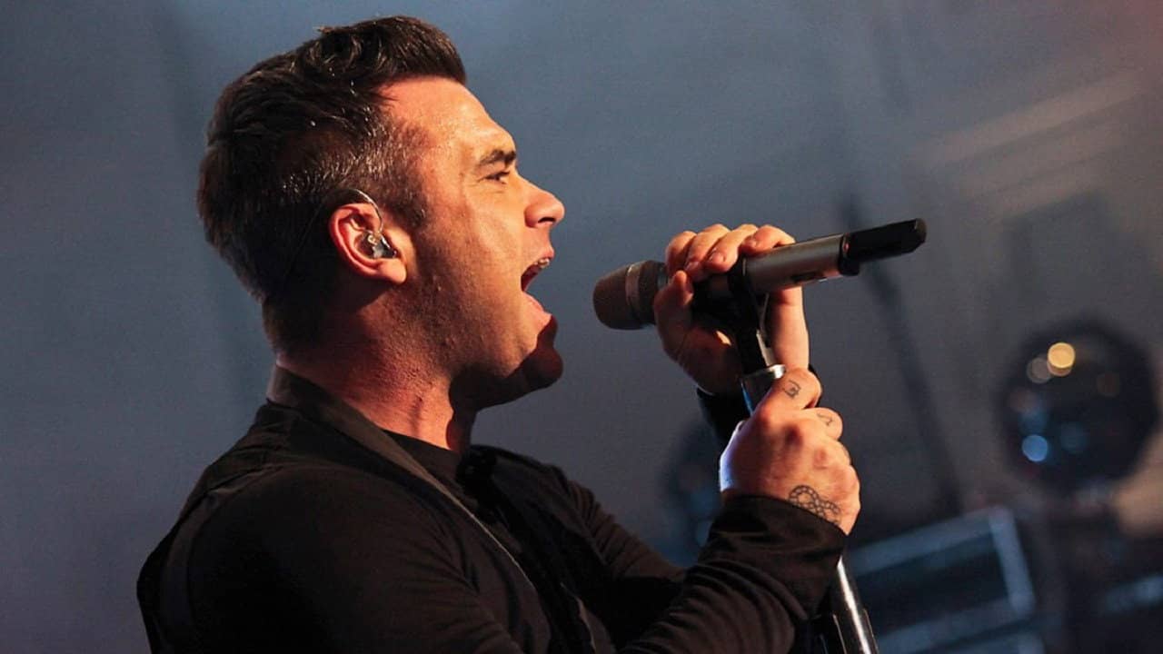 Robbie Williams - Live BBC Radio City backdrop