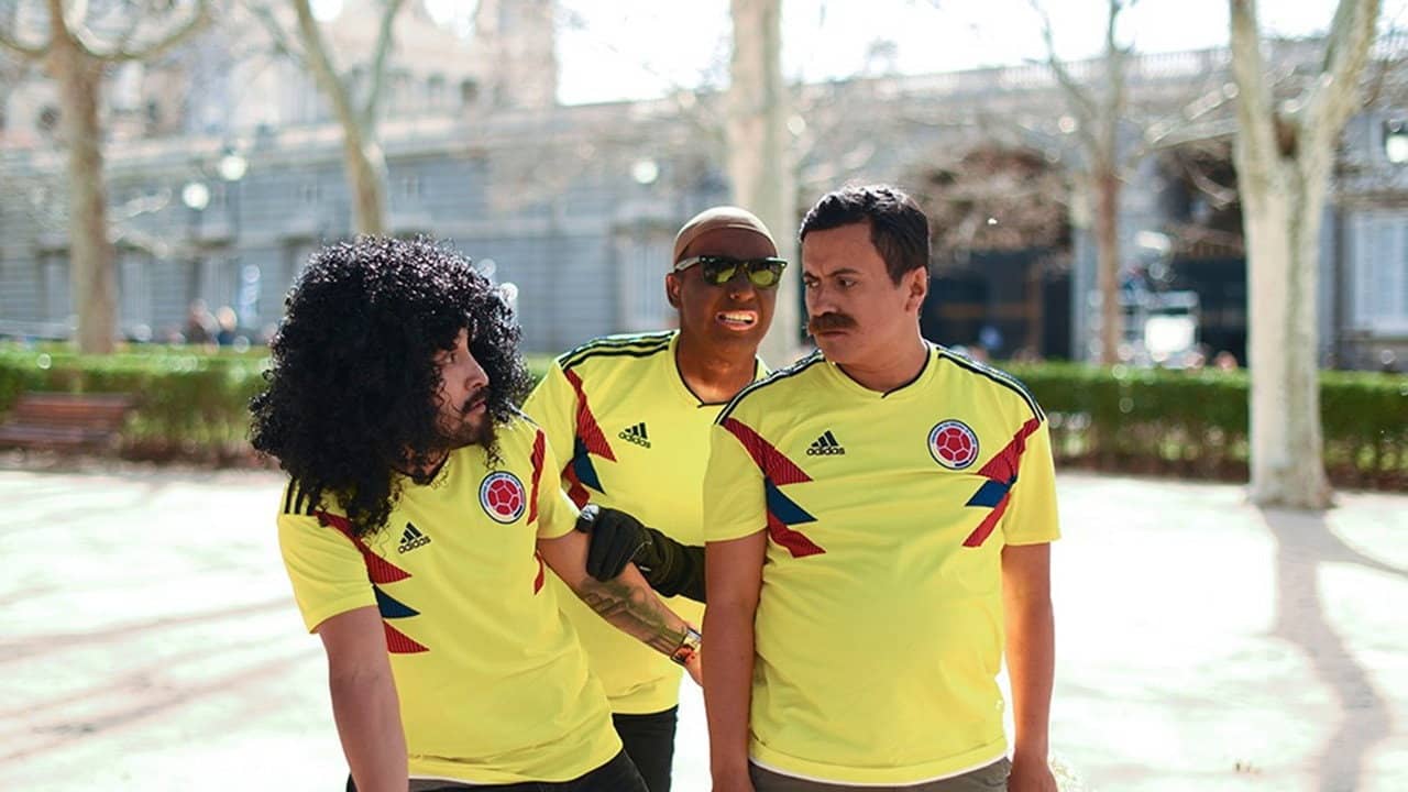 Y nos fuimos pal' mundial backdrop