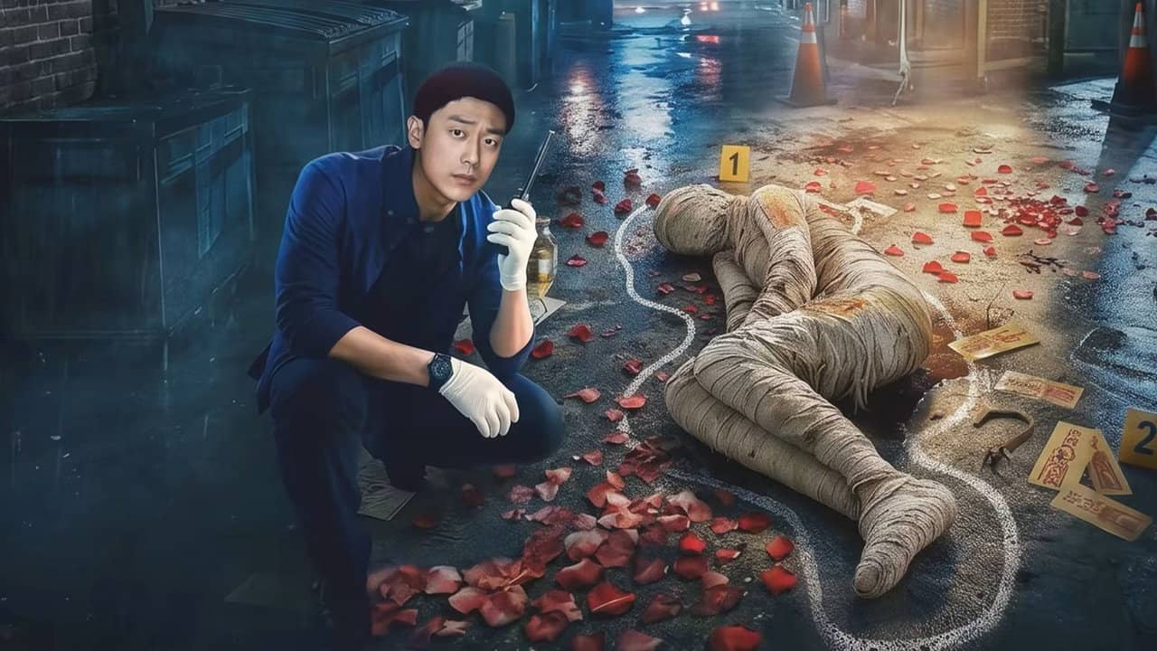 Crime Scene backdrop