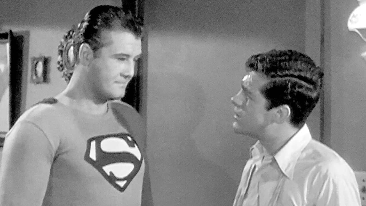 Superman and Scotland Yard backdrop