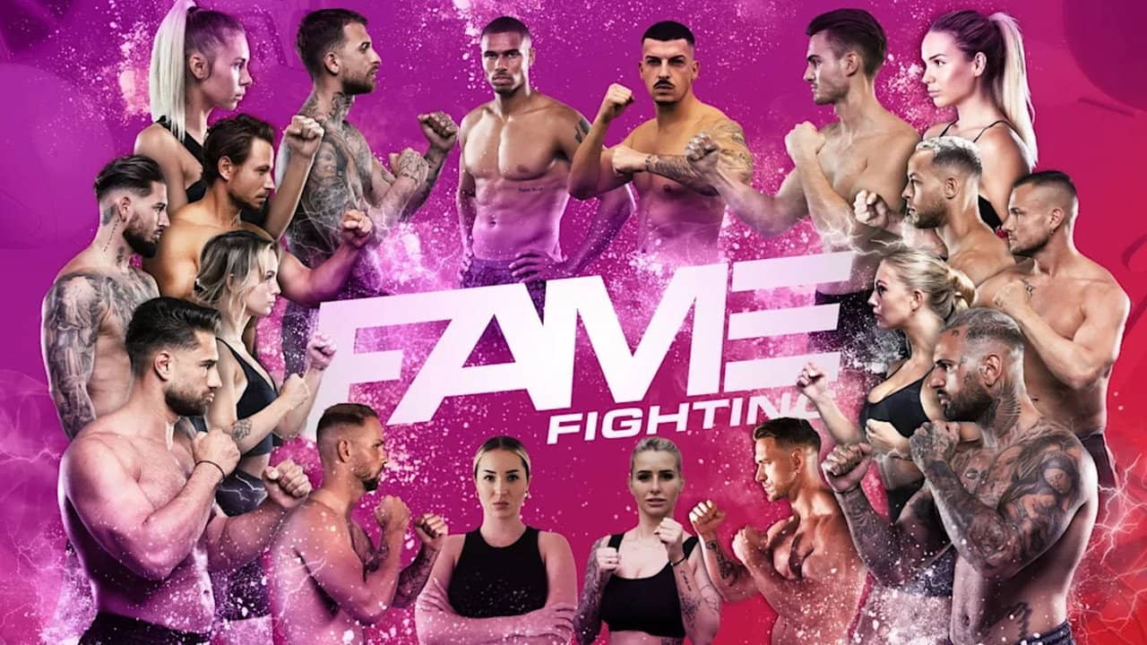 Fame Fighting backdrop