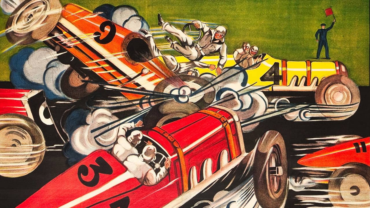 The Racing Strain backdrop