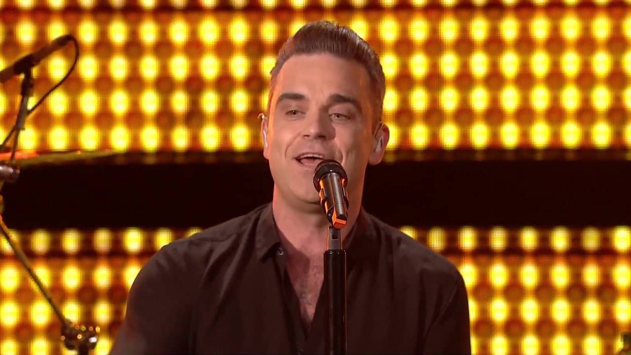 Robbie Williams Rocks Big Ben Live backdrop