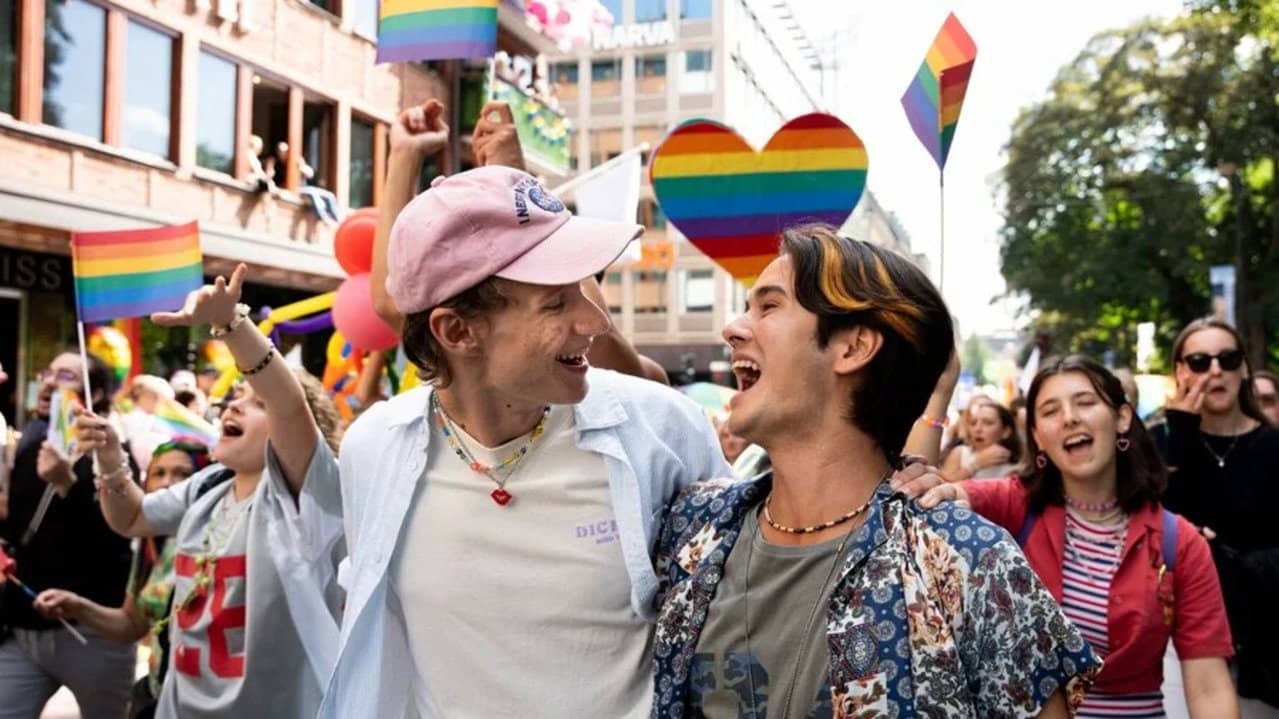 Stockholm Pride backdrop