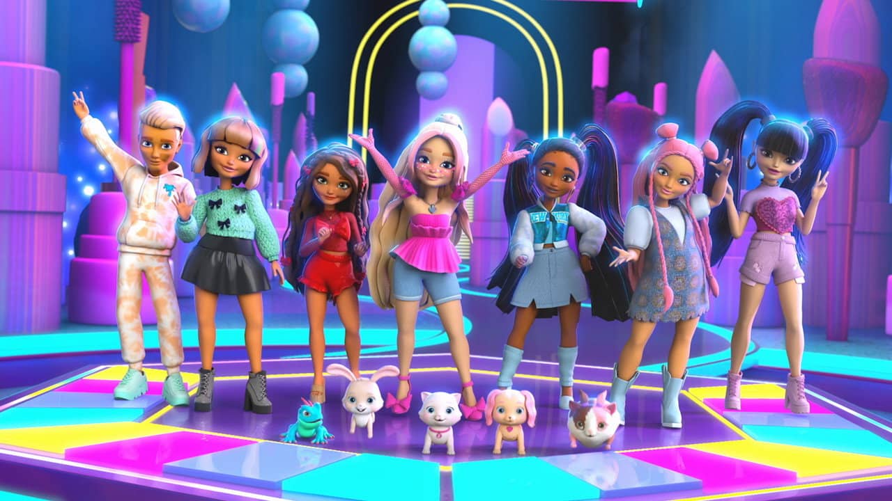 Barbie: Dream Besties backdrop