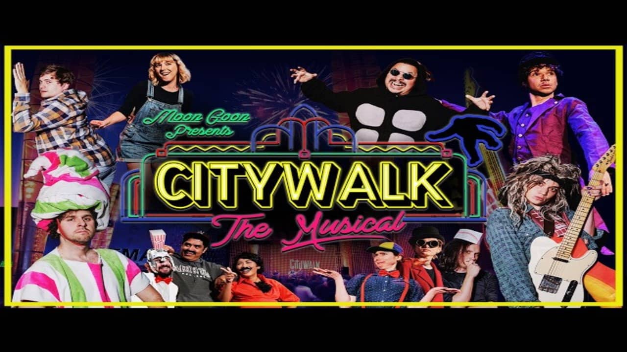 CityWalk The Musical backdrop