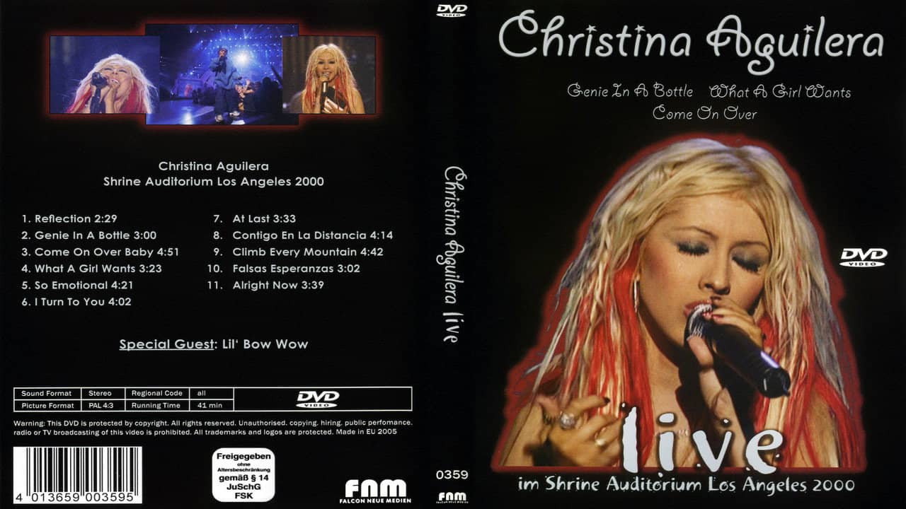 Christina Aguilera: Live im Shrine Auditorium Los Angeles backdrop