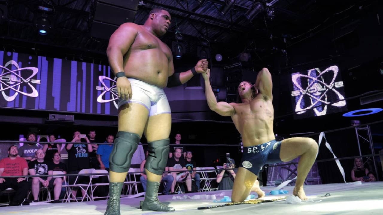 EVOLVE 105 backdrop