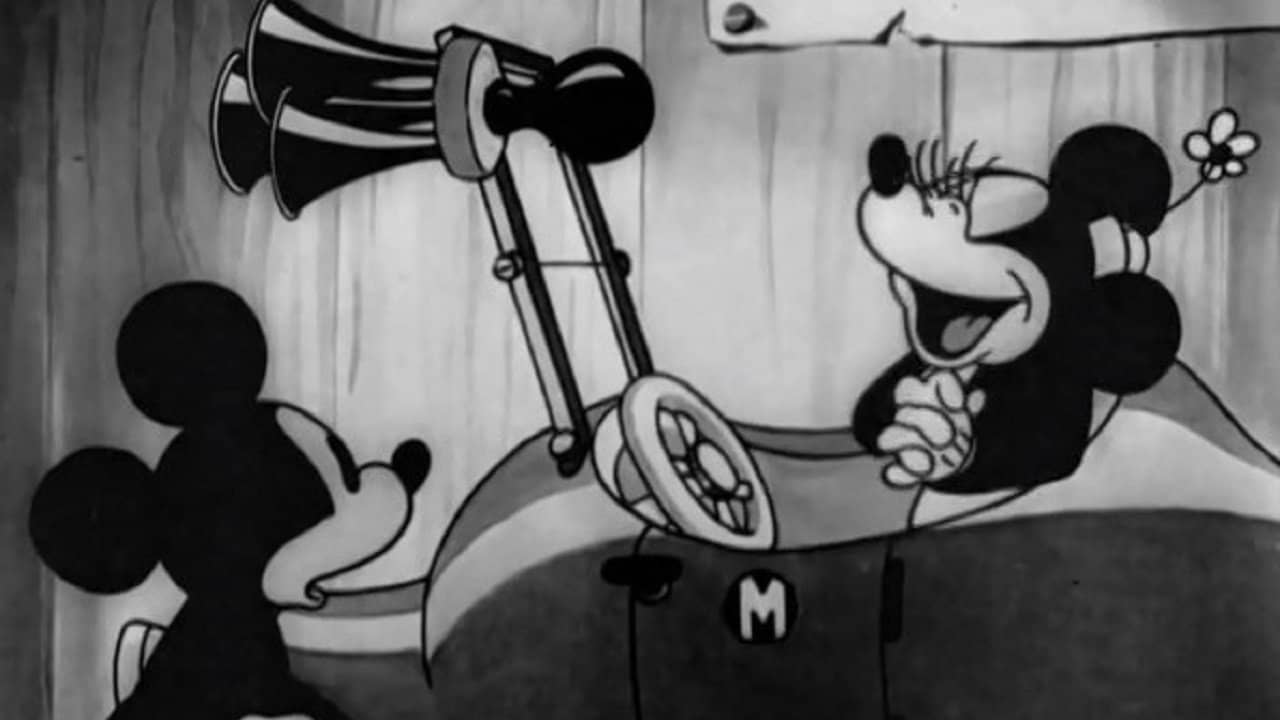 Mickey's Mechanical Man backdrop