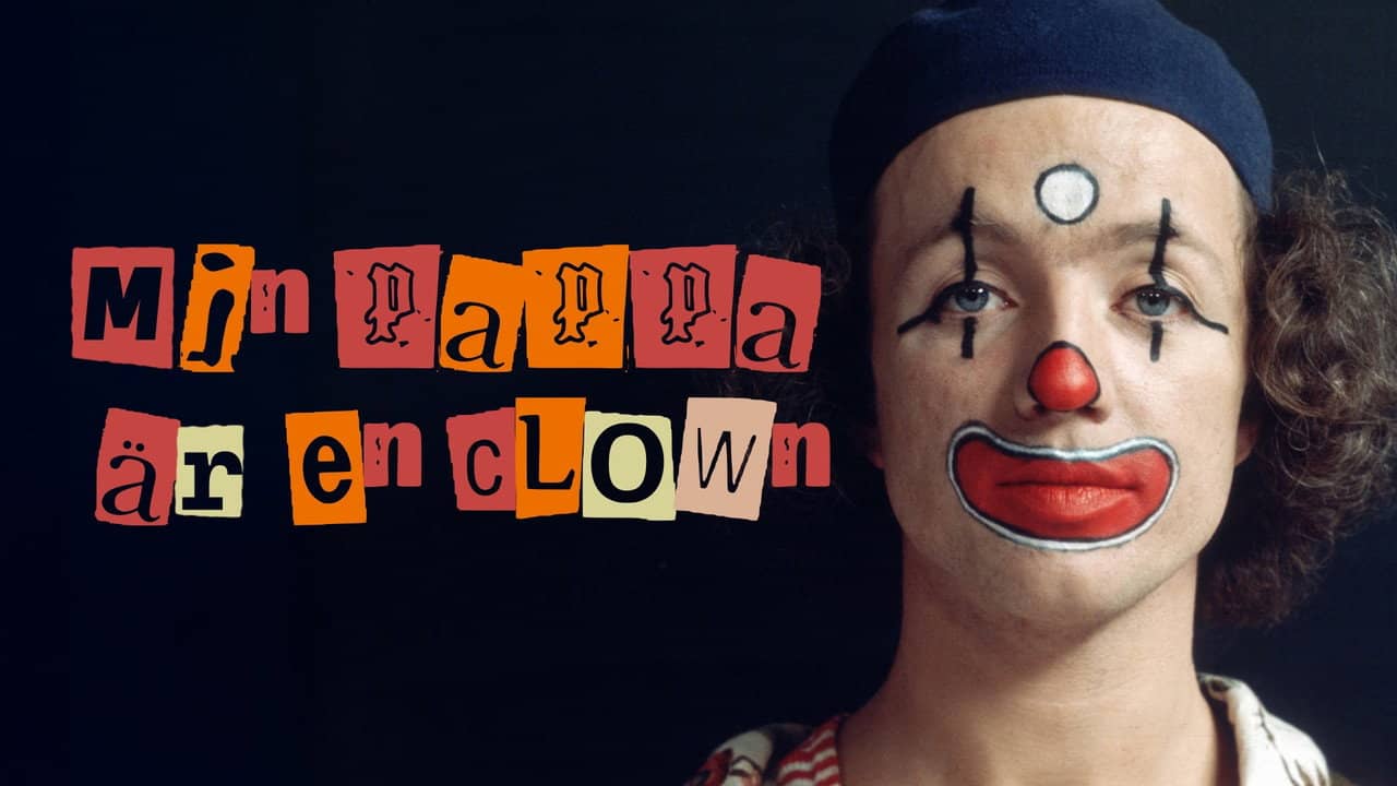 Min pappa är en clown backdrop