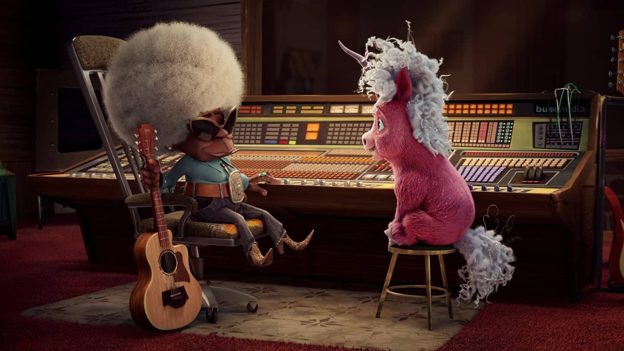 Thelma the Unicorn backdrop
