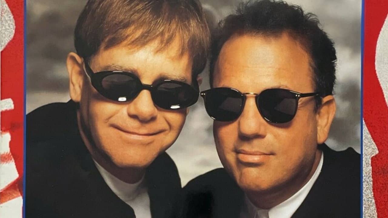 Elton John And Billy Joel Face To Face backdrop