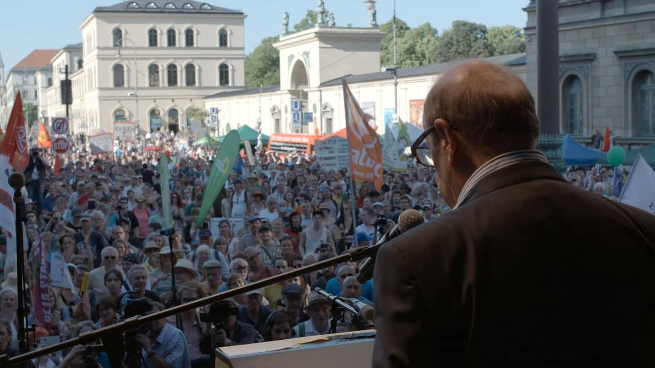 Jean Ziegler: The Optimism of Willpower backdrop